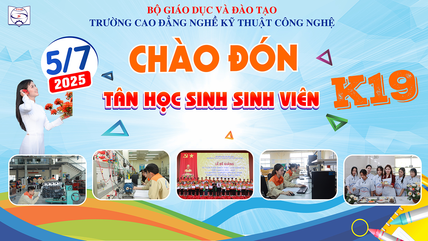 THÔNG BÁO NHẬP HỌC KHÓA 19