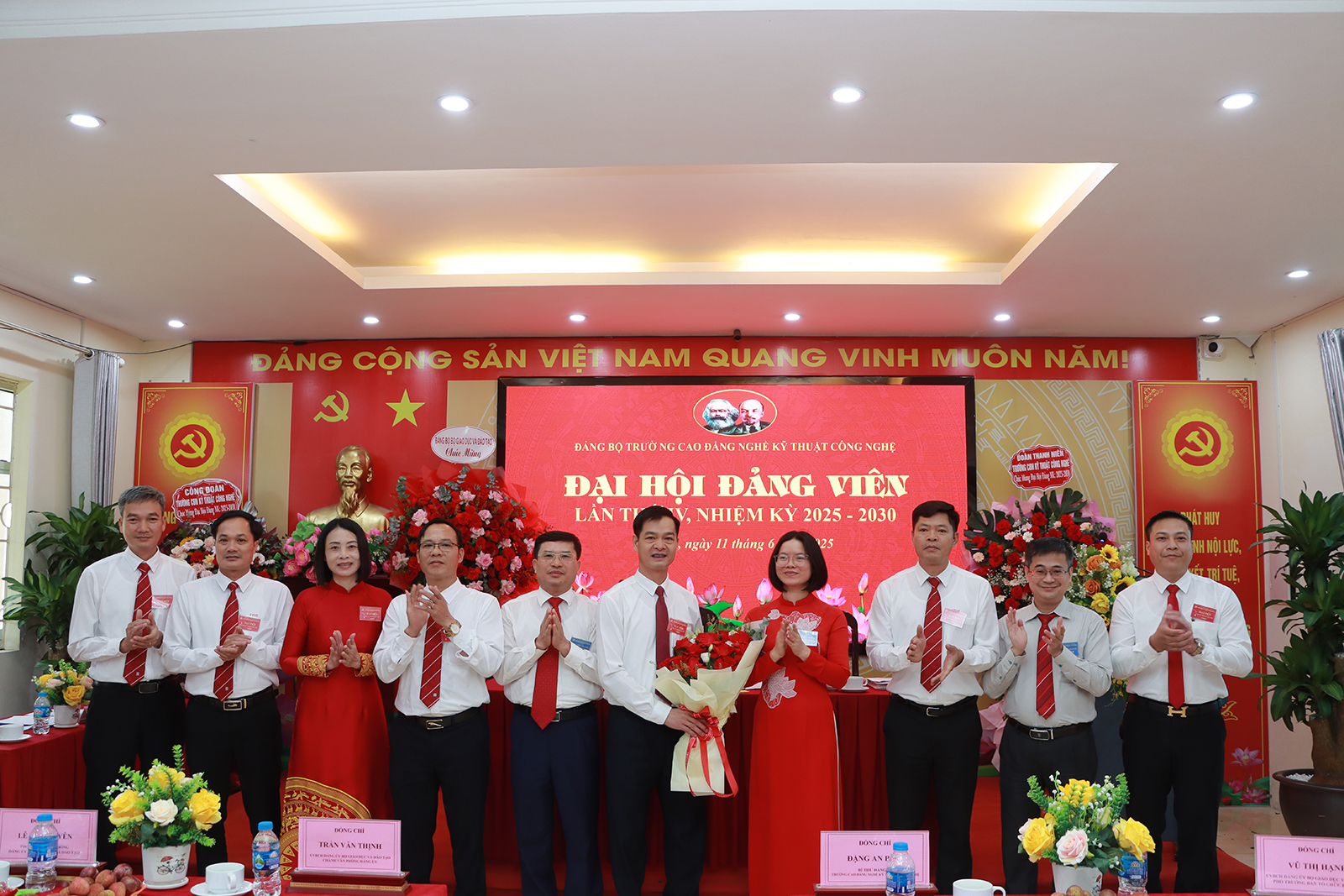 Đại hội Đảng bộ Trường Cao đẳng nghề Kỹ thuật công nghệ, nhiệm kỳ 2025-2030