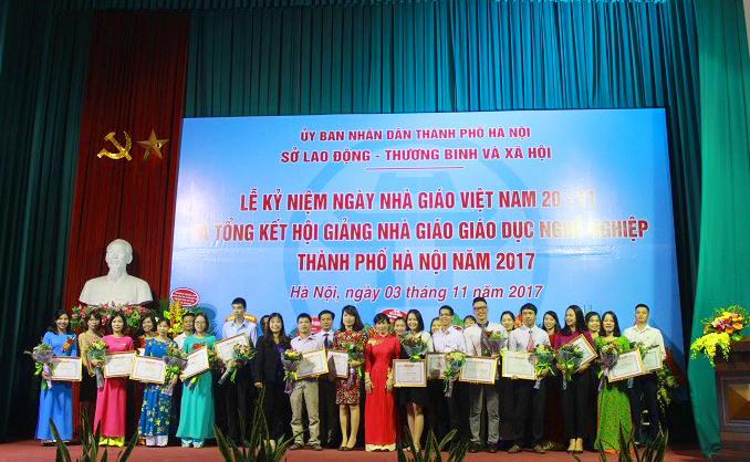 Tổng kết Hội giảng Nhà giáo giáo dục nghề nghiệp TP Hà Nội năm 2017: TTC giành 01 giải Nhì và 03 giải Ba.